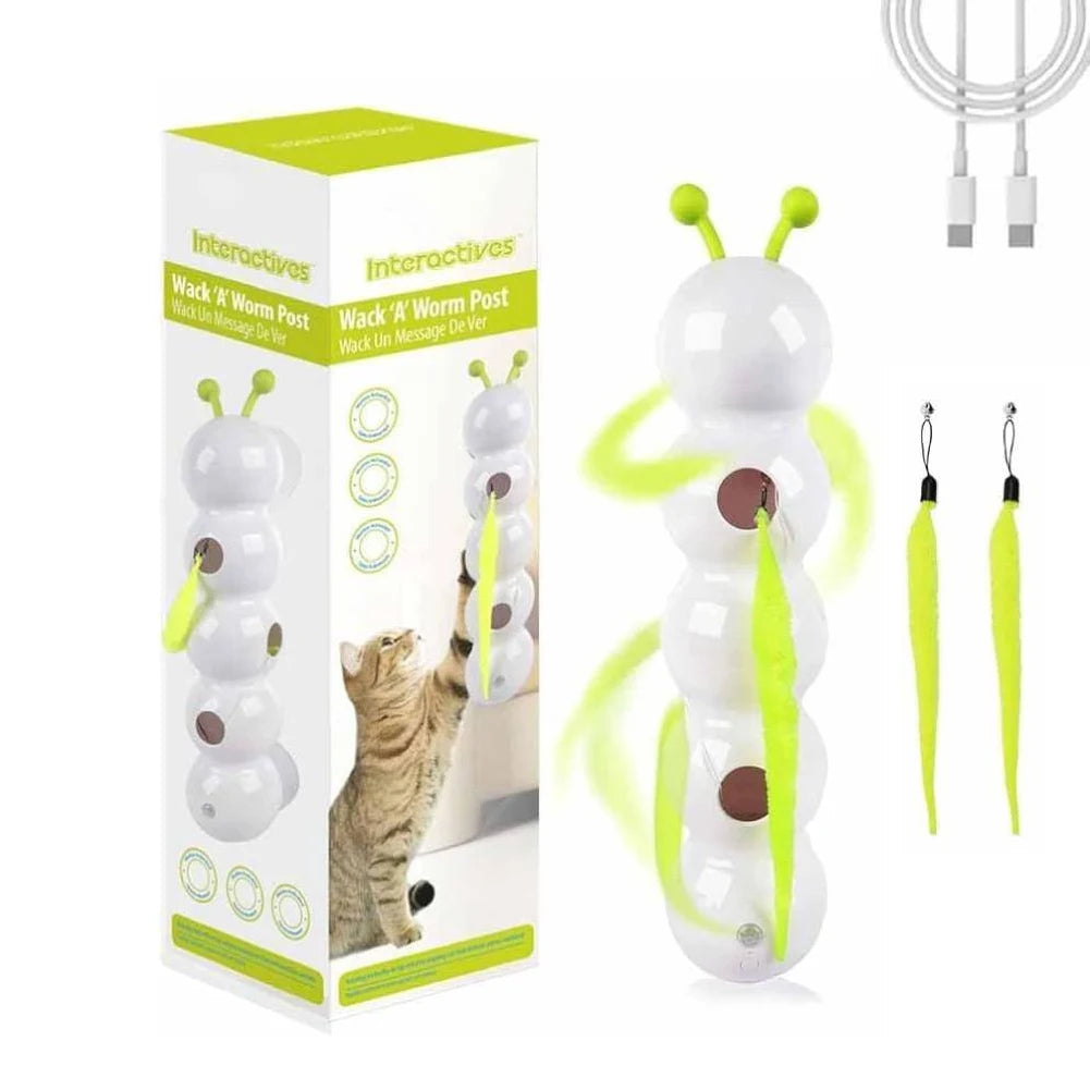 PurrWhirl – Interactive Cat Toy with Worm Motion