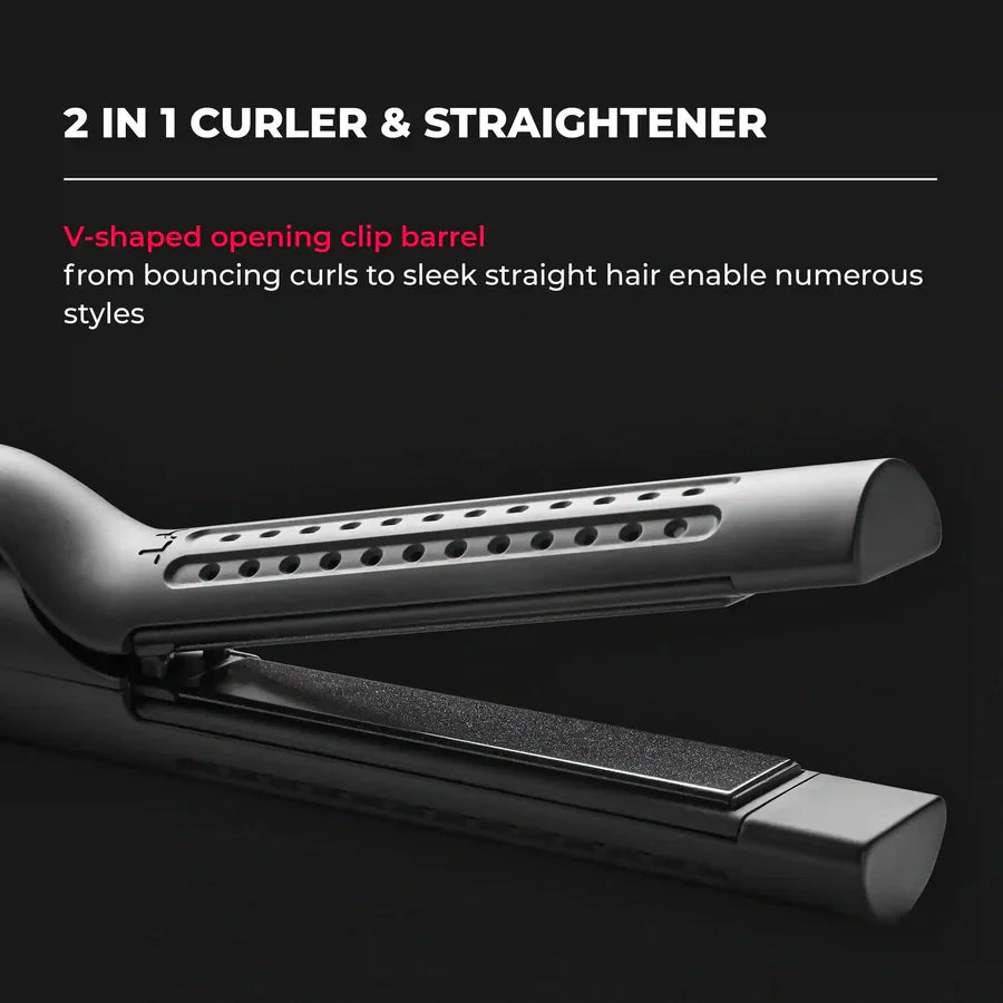 TYMO Airflow™ 2-in-1 Hair Straightener & Curler with Airflow Technology