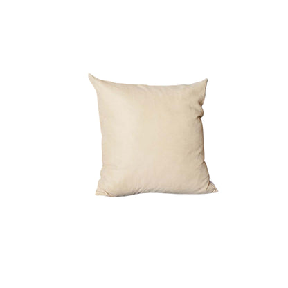 Set Of Four 22" X 22" Beige Polyester Zippered Pillow Cover-1