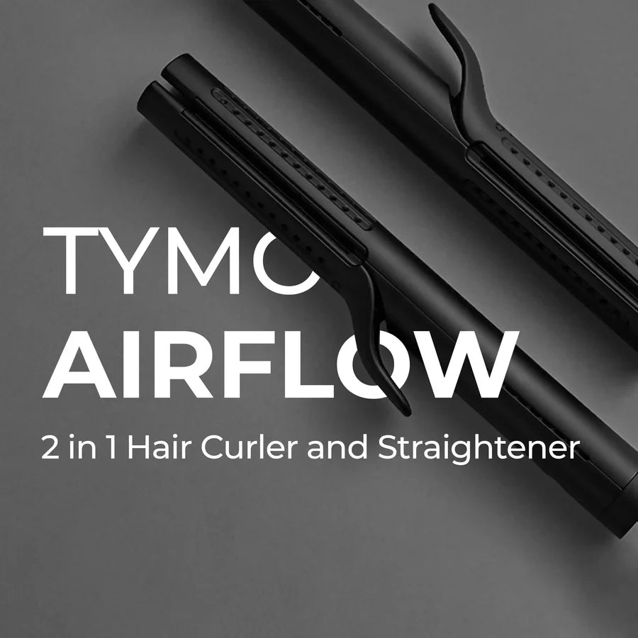 TYMO Airflow™ 2-in-1 Hair Straightener & Curler with Airflow Technology